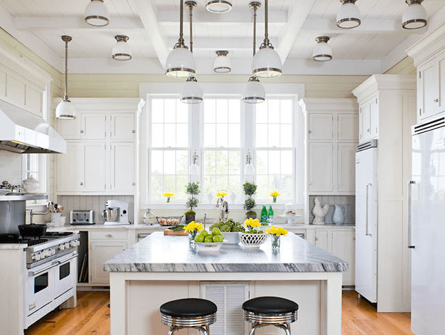 The Secret to Making White Kitchen Appliances Look Chic